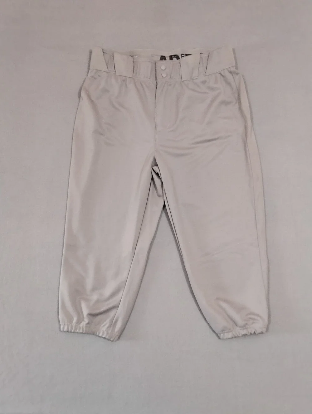 Adidas Mens Icon Pro Knee Length Baseball Pants Size Large GQ9219 Grey Aeroready